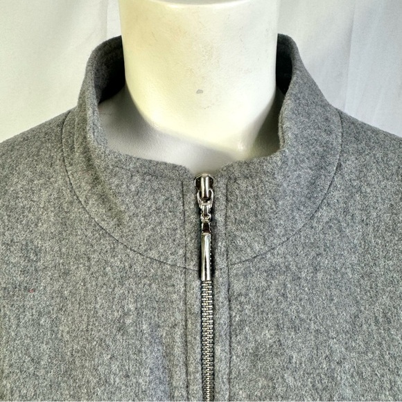 LOUBEN GREY CASHMERE AND WOOL JACKET MADE IN CANADA WOMAN SIZE 12 - Picture 15 of 17